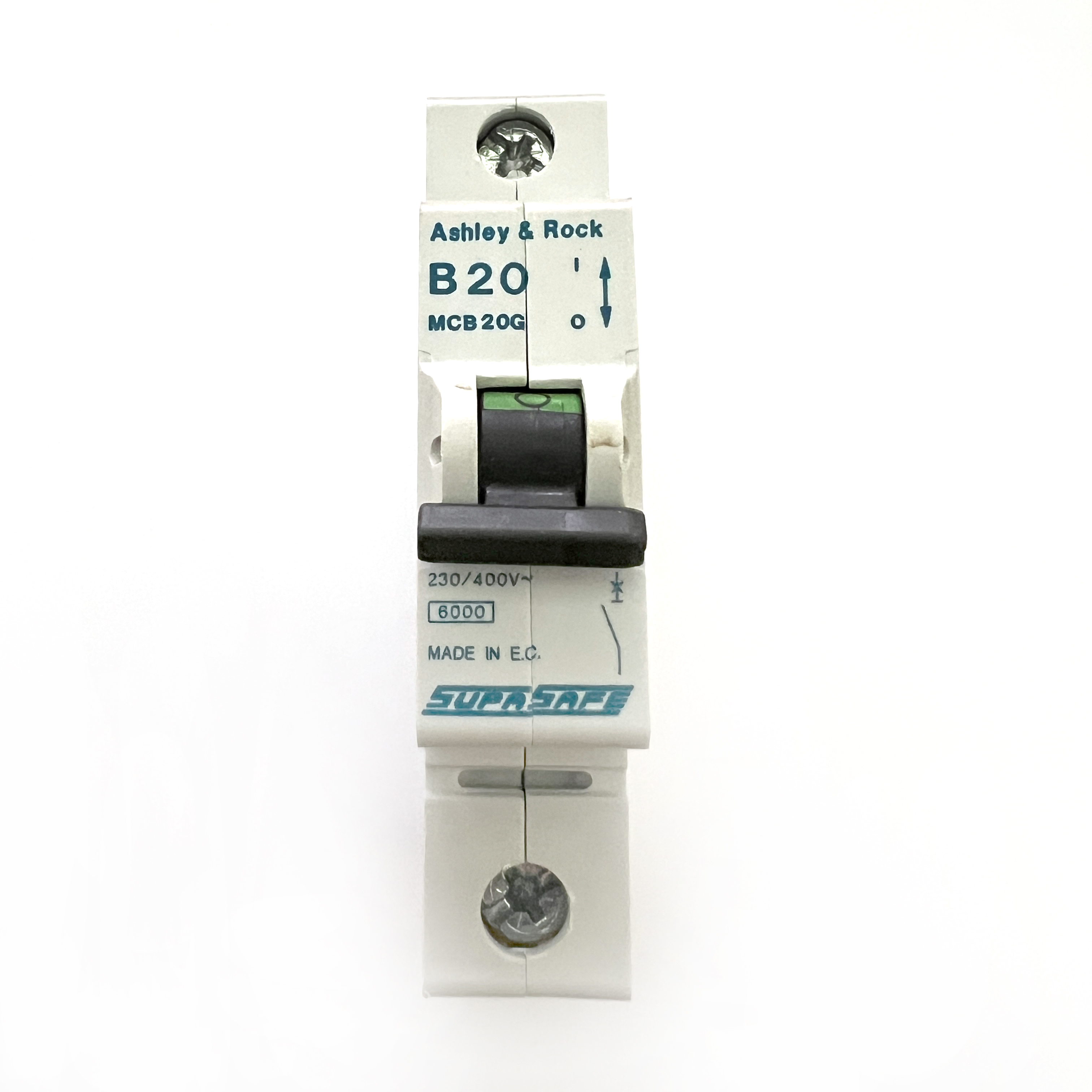 MCB's: Ashley & Rock SupaSafe MCB20G B20 20A 20 Amp MCB Circuit Breaker ...