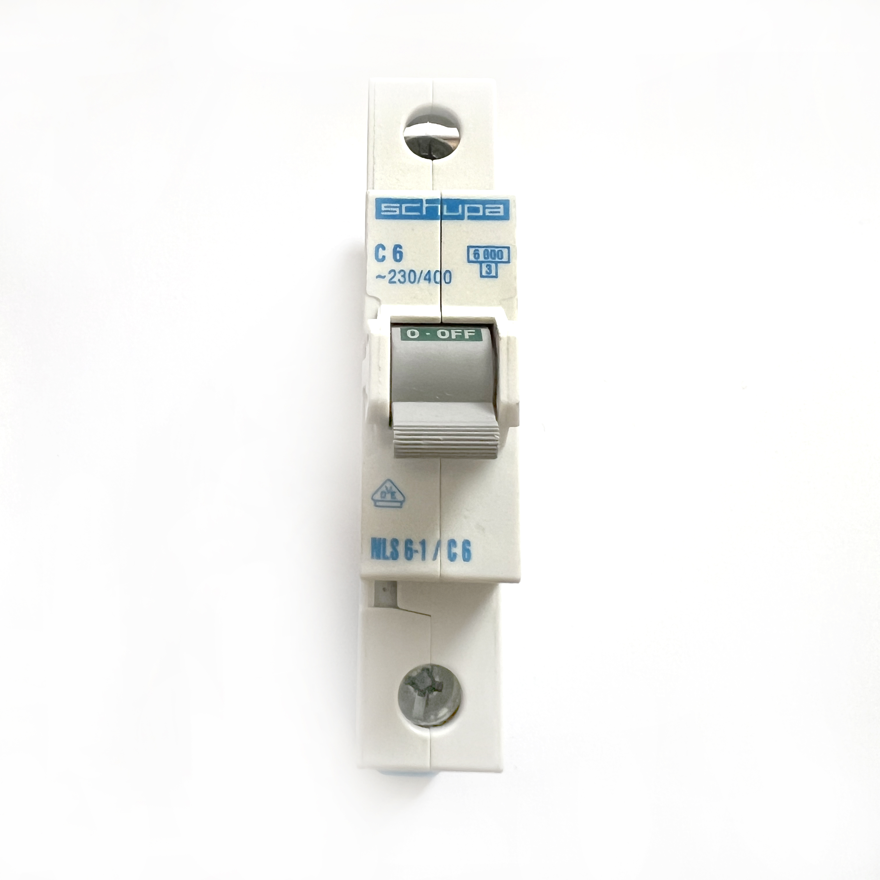 MCB's: GET Schupa NLS6-1/C6 C6 6A 6 Amp MCB Circuit Breaker Type C